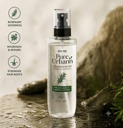 Pure Urbann Rosemary Water Hair Spray |Hair Growth & Hair Fall Control | 250ml