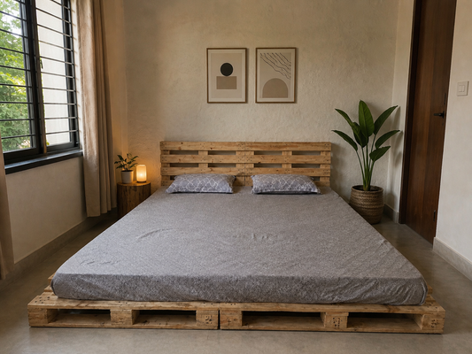 Double Pallet Bed